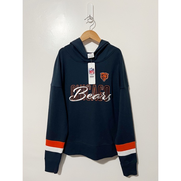 Chicago Bears NFL Women's Navy Pullover Hoodie Size Medium - Picture 1 of 6